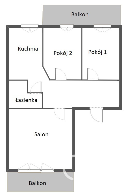 Warszewo, 3 pokoje z dwoma balkonami! (11)