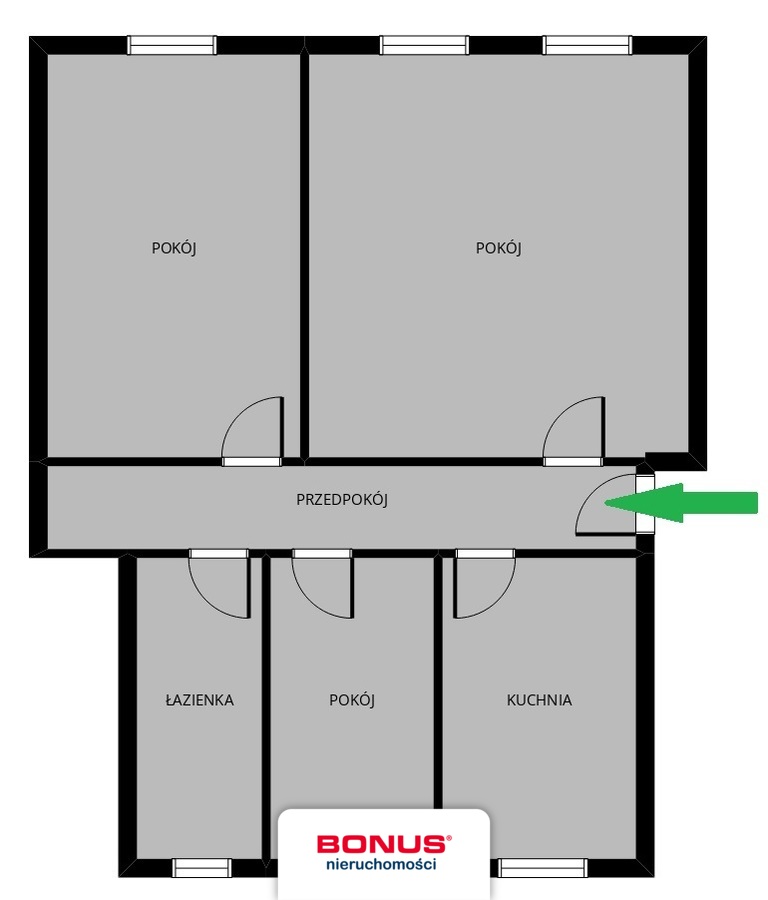 3-pokojowe mieszkanie na parterze w cichym Centrum (4)