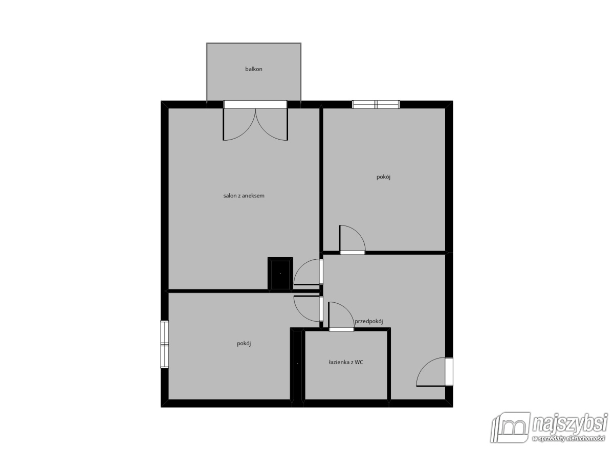 Mieszkanie, 3 pok., 54 m2, Stargard Stella Park (28)