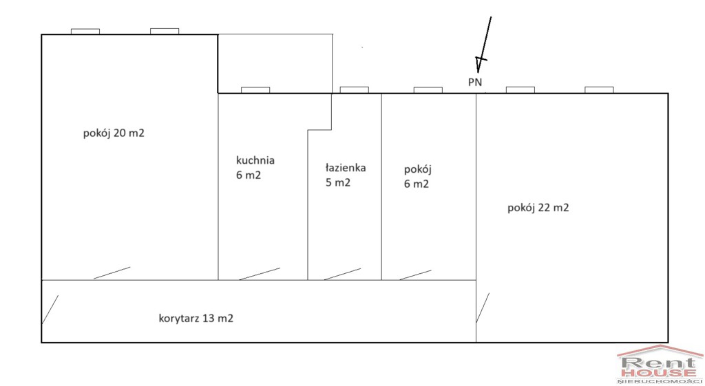 3 słoneczne rozkładowe pokoje, balkon (11)