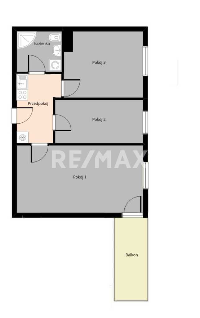 Mieszkanie na sprzedaż 48,5 m2, 3 pokoje Kołobrzeg (13)