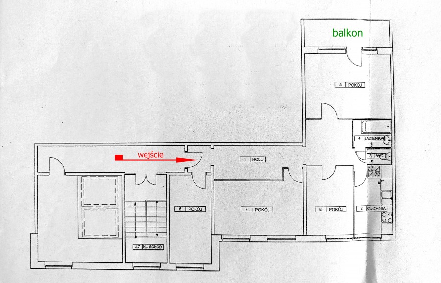 Mieszkanie, 4 pok., 76 m2, Szczecin Słoneczne (20)