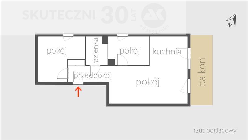 Mieszkanie, 3 pok., 53 m2, Koszalin  (3)