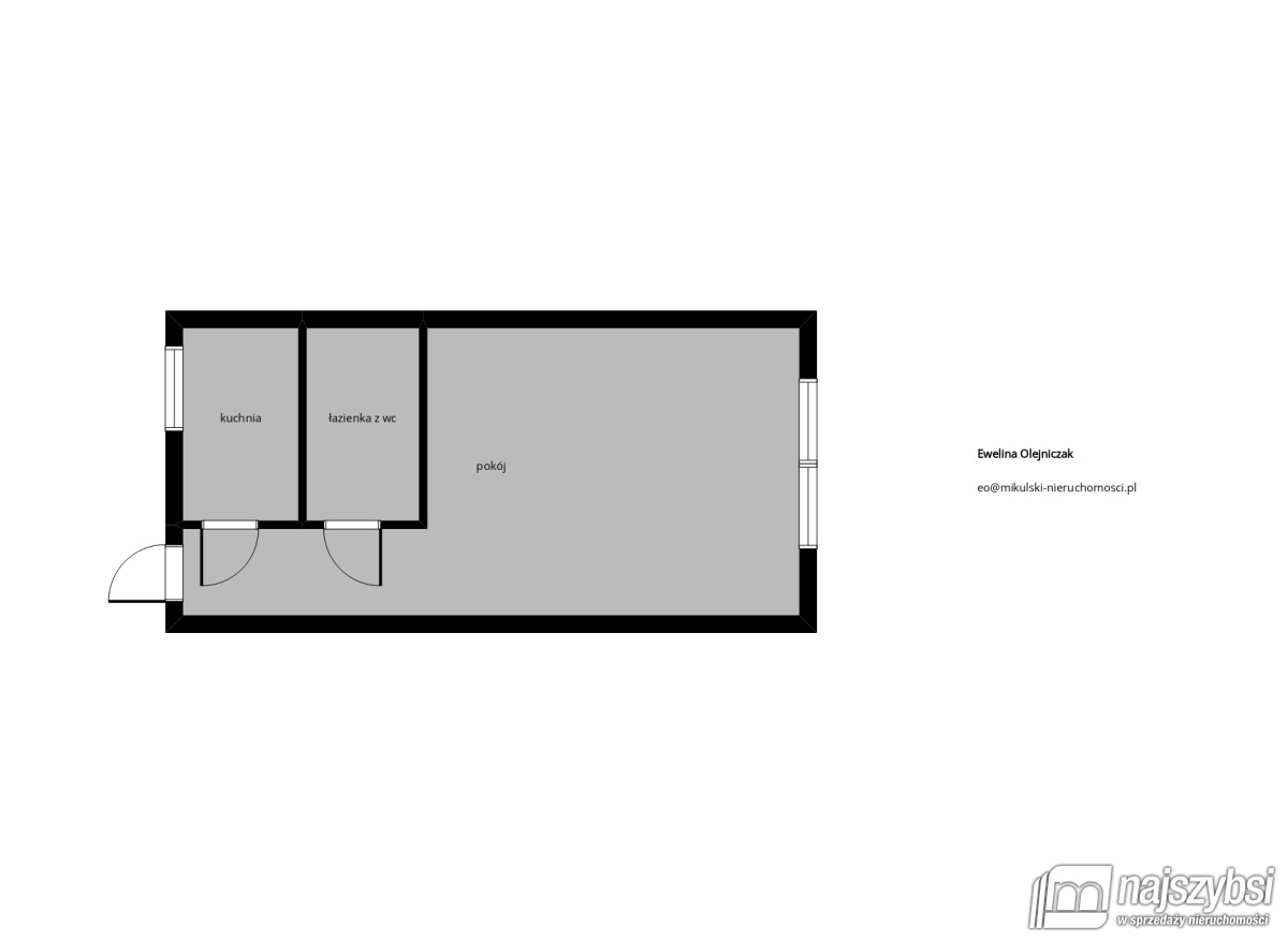 Mieszkanie, 1 pok., 34 m2, Goleniów  (10)