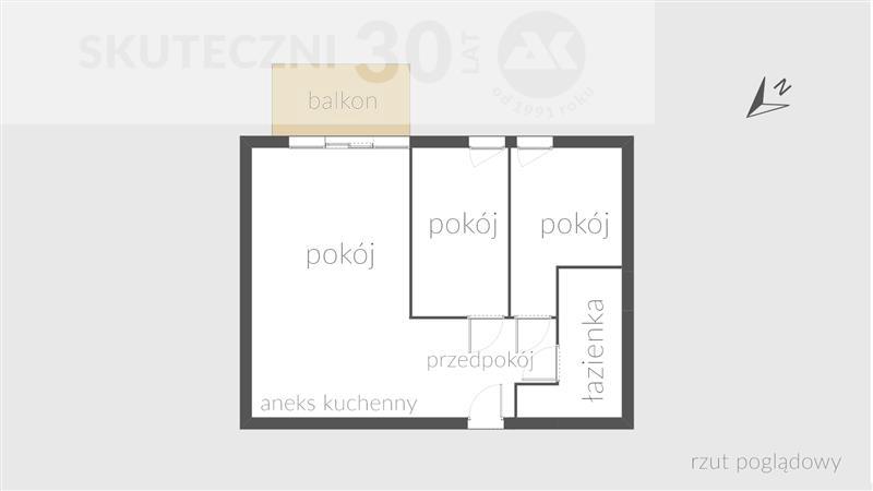 Mieszkanie, 3 pok., 35 m2, Koszalin  (2)