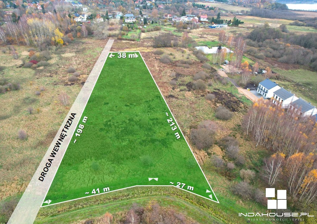 Działka budowlana.  Możliwość podziału. Dzierżęcin (2)