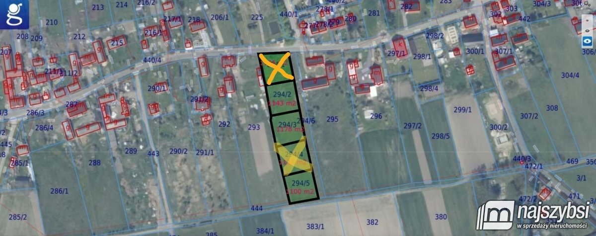 Osina- działka budowlana  1126 m2 z WZ (3)