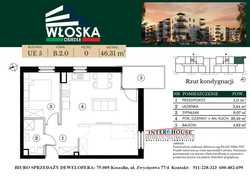 Mieszkanie - Koszalin Unii Europejskiej (2)