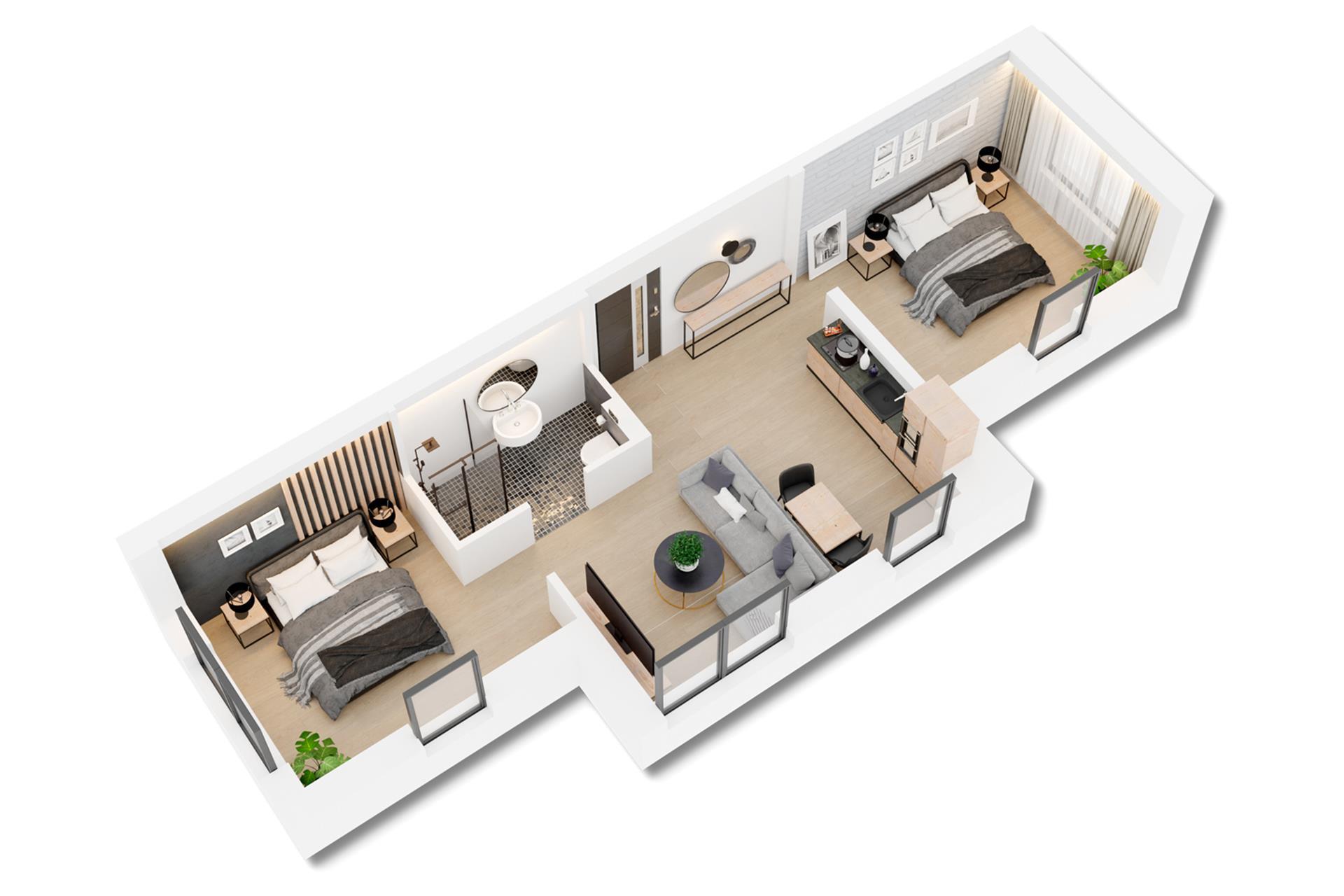 Mieszkanie - Sarbinowo  (5)