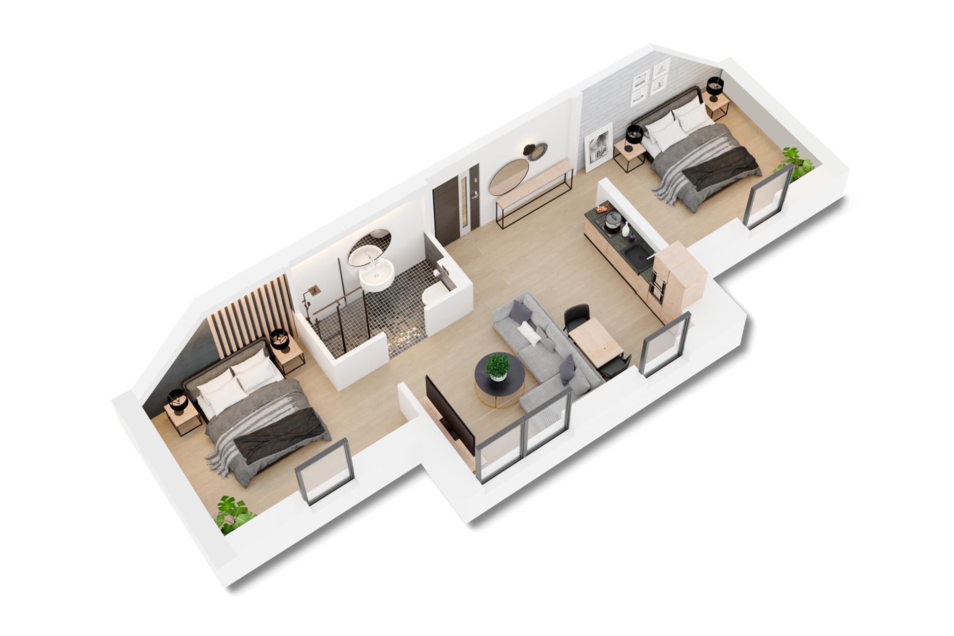 Mieszkanie - Sarbinowo  (9)