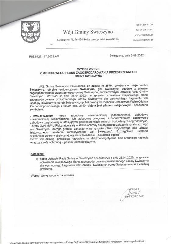 Działki Świeszyno z MPZP i mediami blisko Koszalin (11)