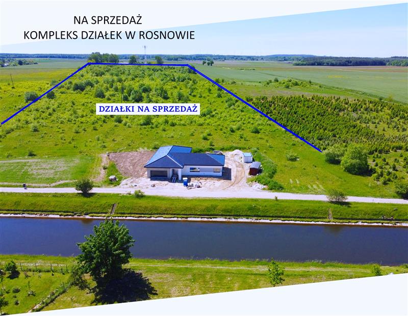 Działki budowlane nad kanałem Rosnowo – dobra cena (1)