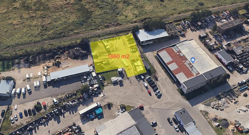 Działka 1860 m2 na wynajem. Koszalin (1)