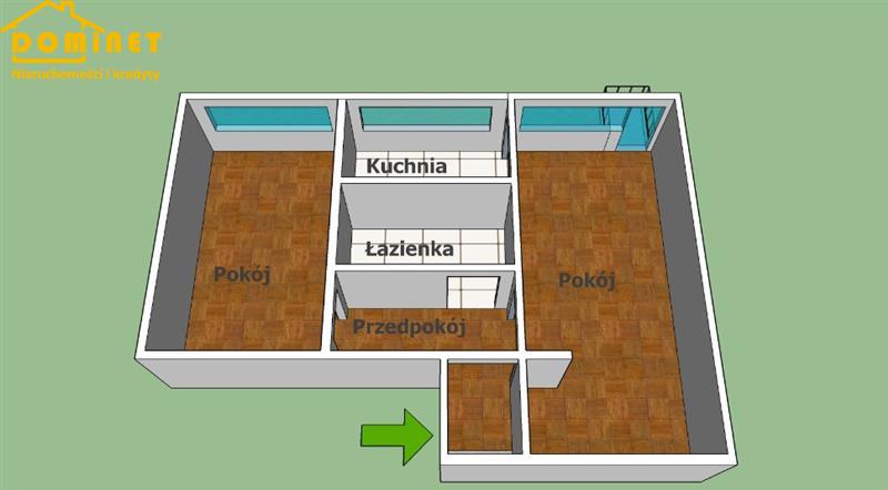 Nowa niższa cena. Spółdz.-własnościowe 2-pok. (14)