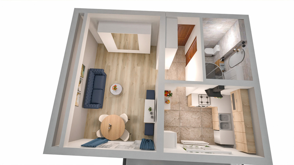 Duża kawalerka lub 3 pokoje . Lubiszyn (15)