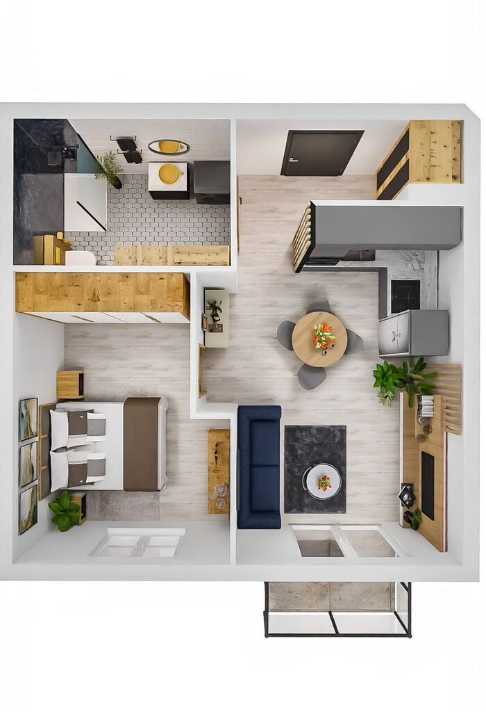 Ostatnie wolne!, 2 pokoje, oddanie 2025! (11)