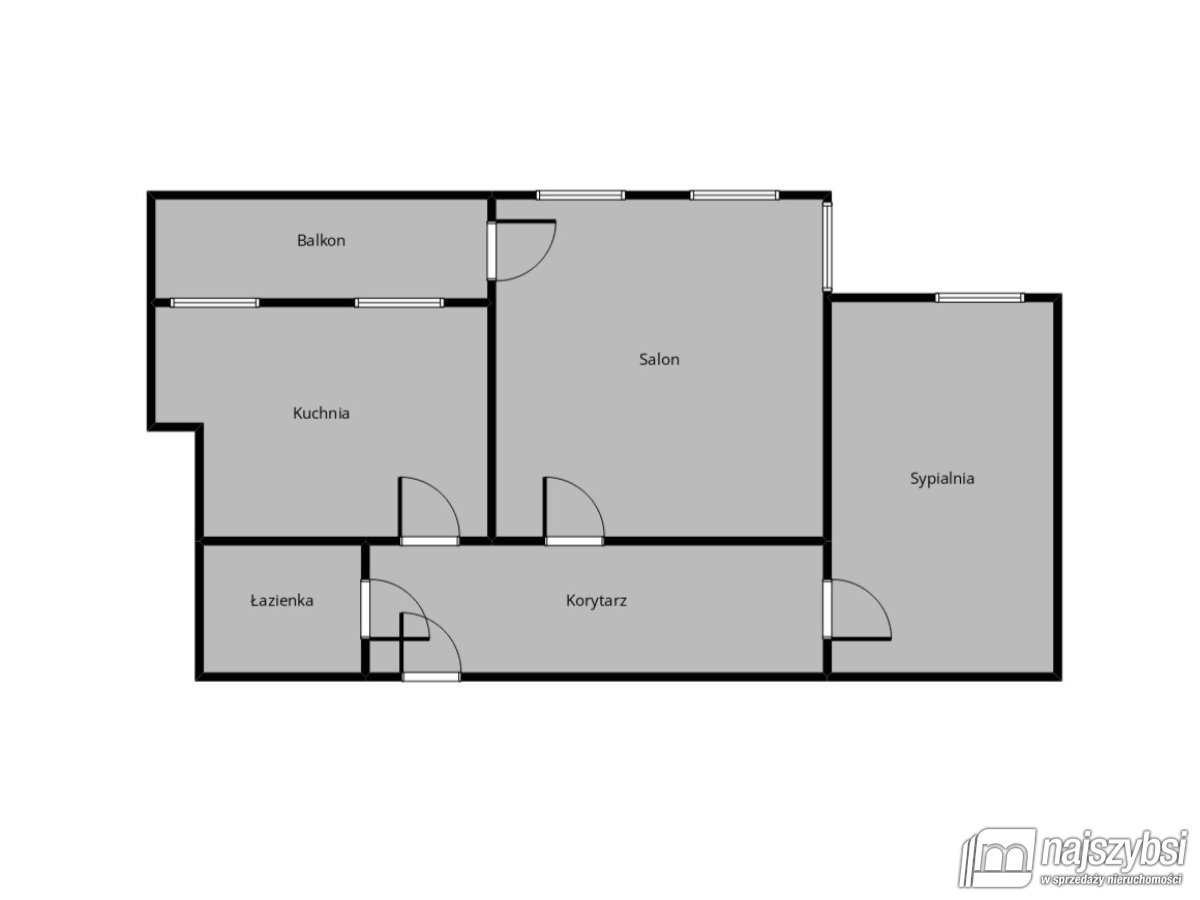 Świnoujście - duże mieszkanie 2-pok. 800 m od plaż (17)