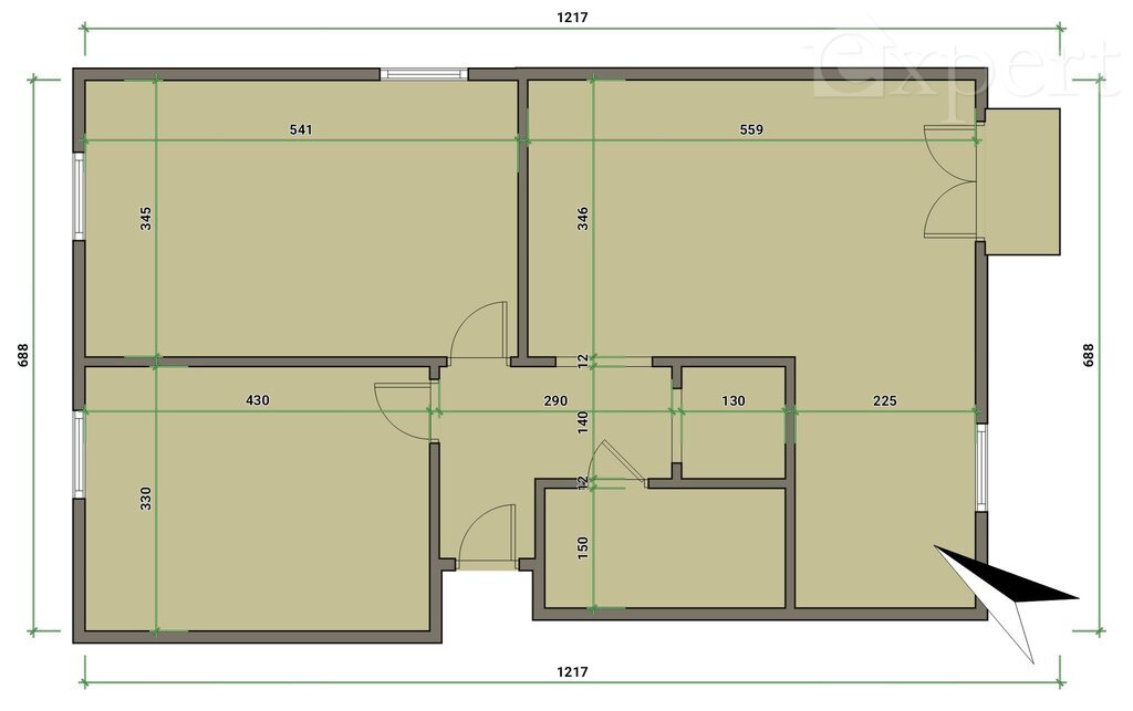 Os. Tysiąclecia 3 pokoje 75 m2 z balkonem (23)