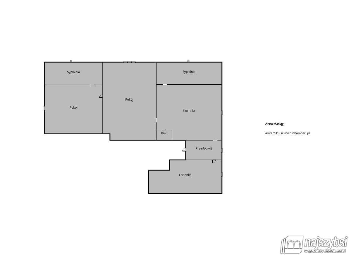 Chociwel - mieszkanie w kamienicy, centrum miasta (23)