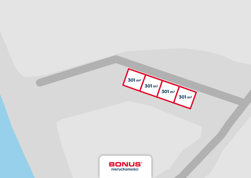 Cztery Działki nad jeziorem w otulinie drzew. (3)