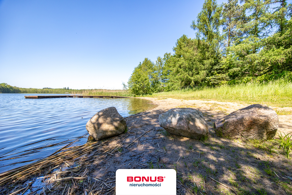 Cztery Działki nad jeziorem w otulinie drzew. (6)