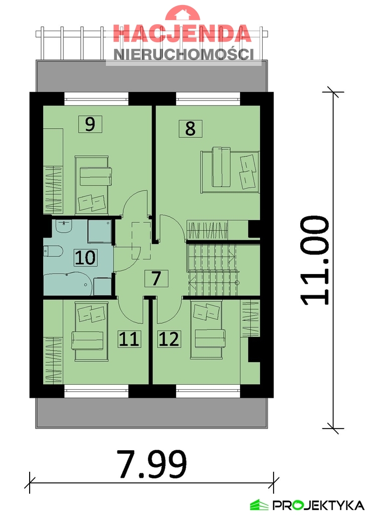 Segment skrajny, 121 m2, Tanowo  (6)