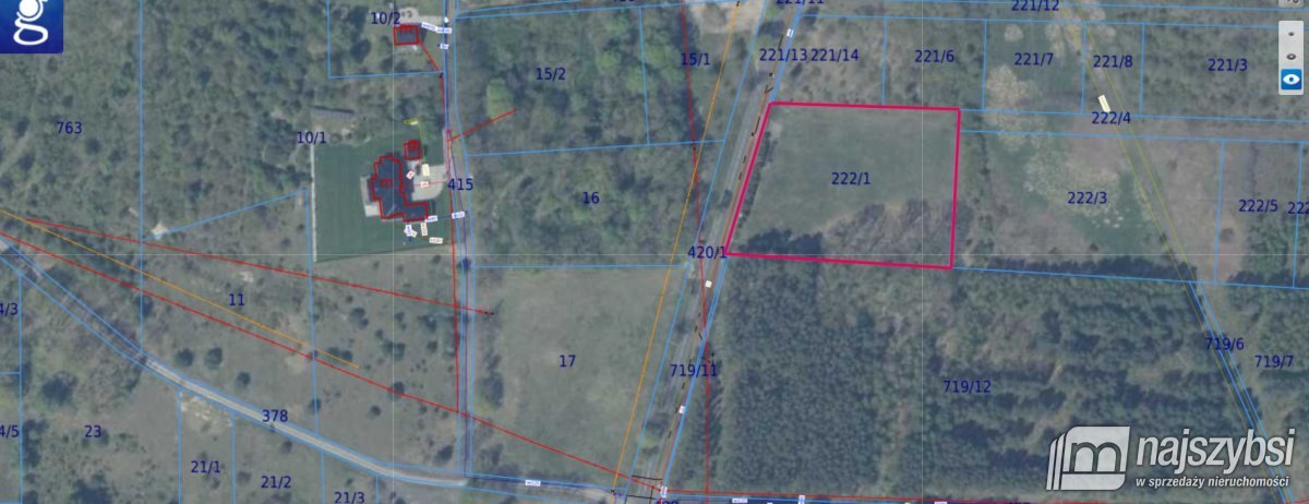 Goleniów- działka 0,8422 ha z WZ i kawałkiem lasu (14)