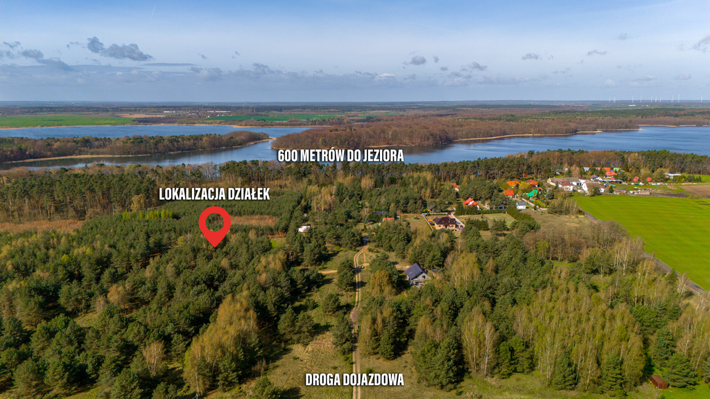 Działki nad jeziorem Chłop - 986m2, 921m2, 920m2 (5)