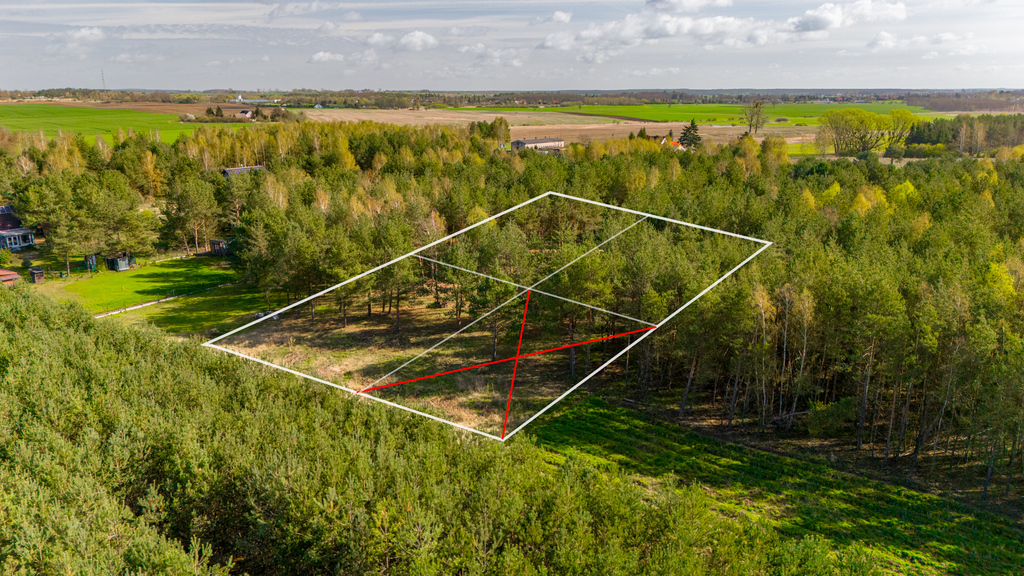 Działki nad jeziorem Chłop - 986m2, 921m2, 920m2 (2)