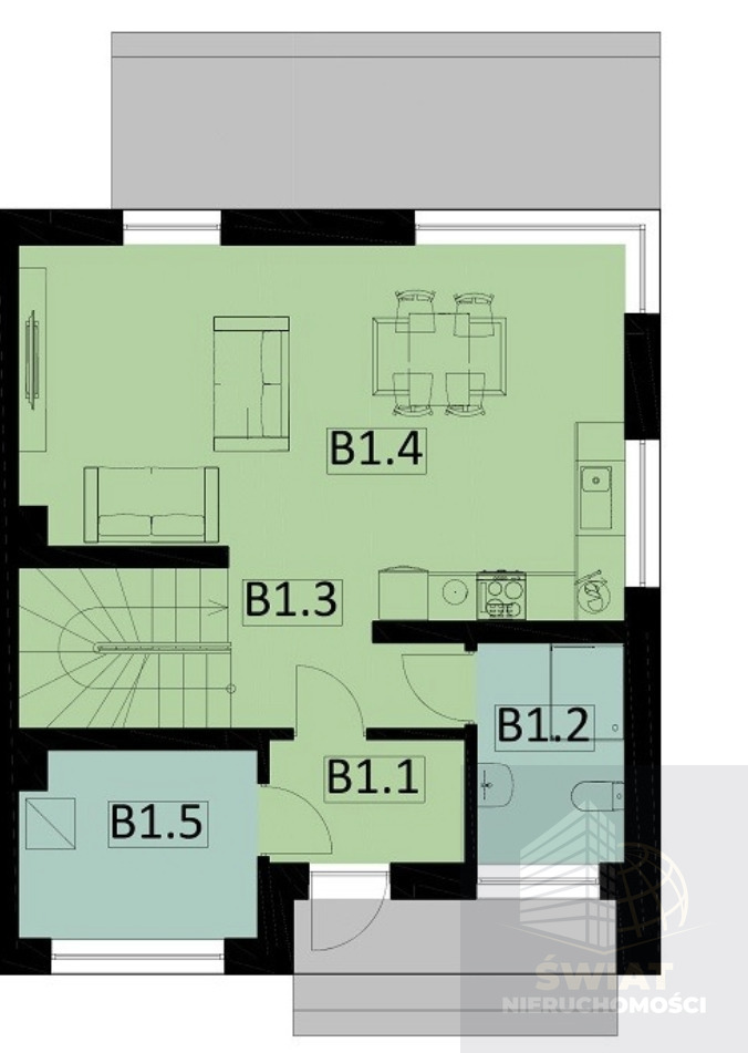 Bliźniaczy, 99 m2, Grzędzice  (4)