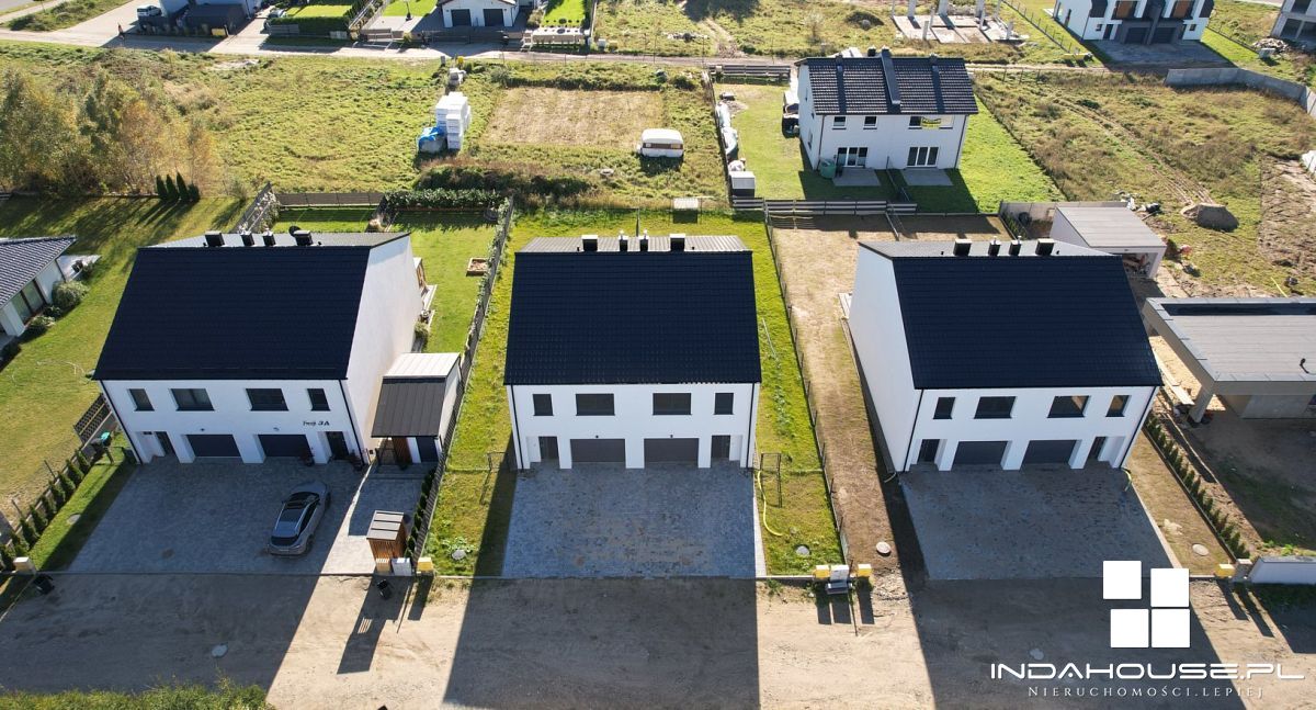 Nowy dom, bliźniak stan deweloperski. Nowe Bielice (1)