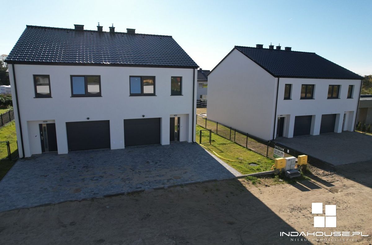 Nowy dom, bliźniak stan deweloperski. Nowe Bielice (2)