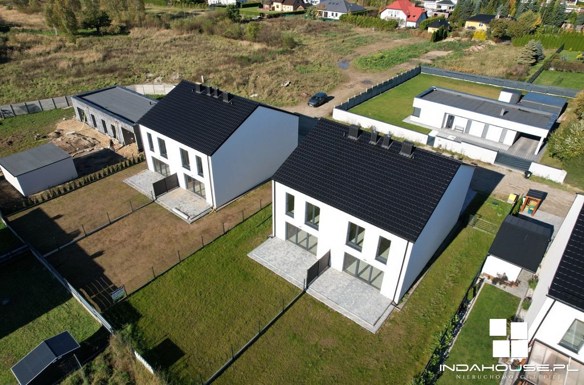 Nowy dom, bliźniak stan deweloperski. Nowe Bielice (9)