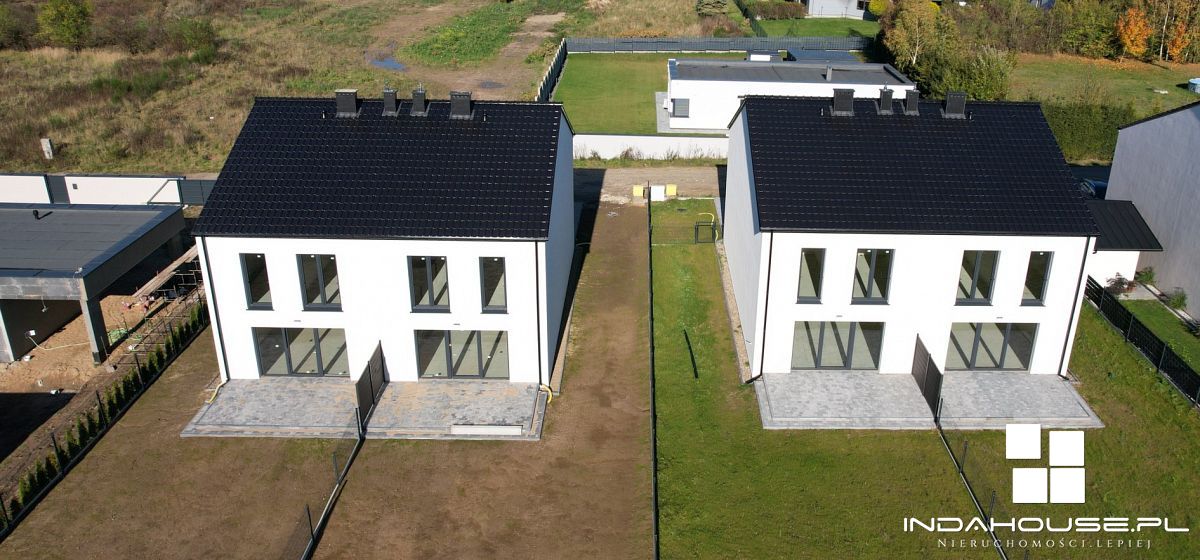 Nowy dom, bliźniak stan deweloperski. Nowe Bielice (11)