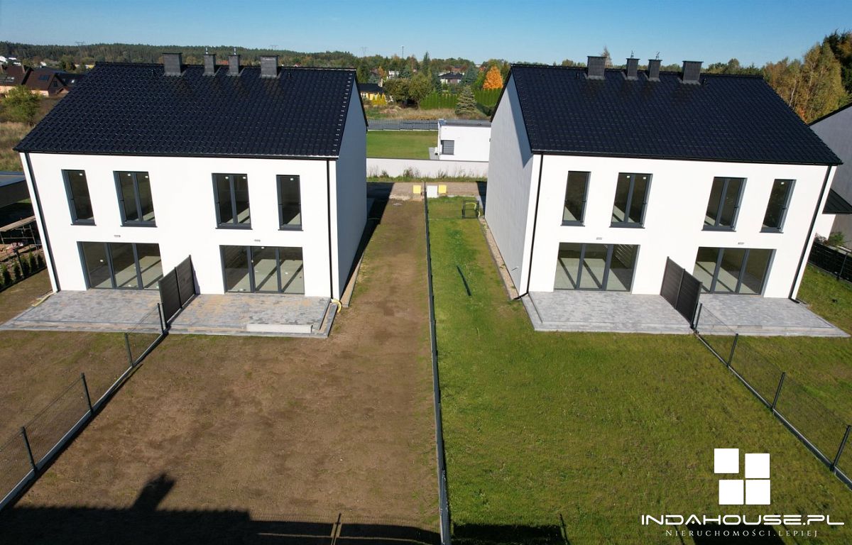 Nowy dom, bliźniak stan deweloperski. Nowe Bielice (11)