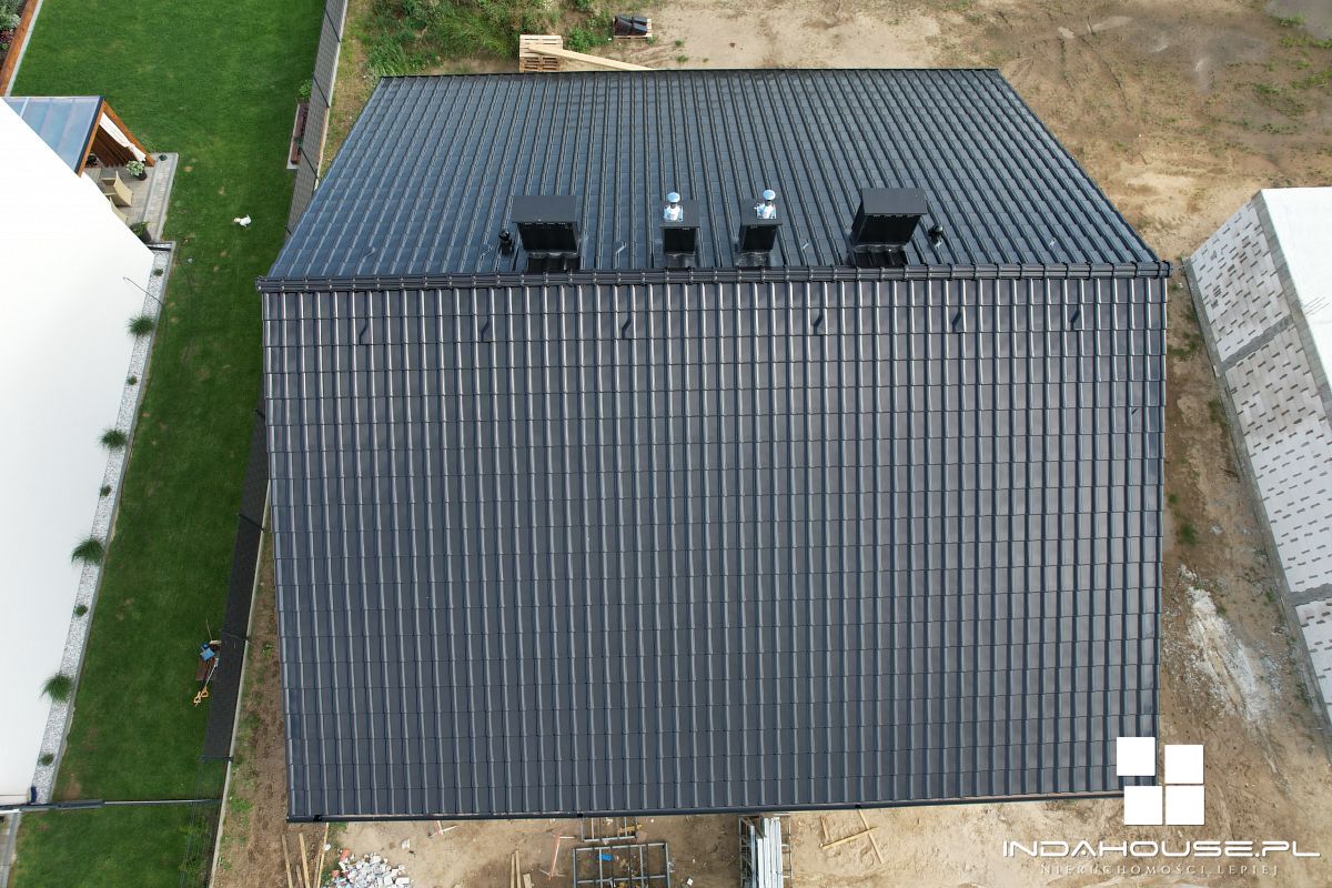 Nowy dom, bliźniak stan deweloperski. Nowe Bielice (17)