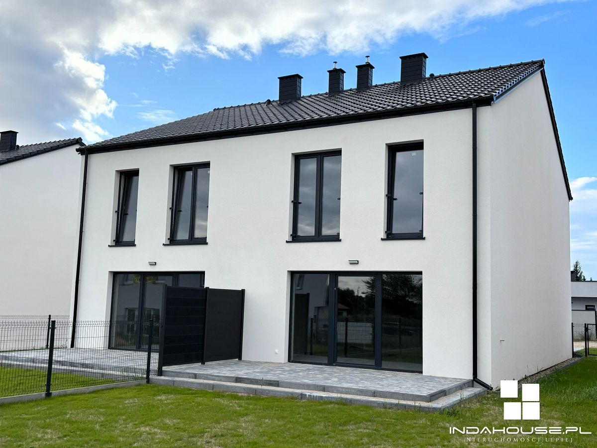 Nowy dom, bliźniak stan deweloperski. Nowe Bielice (3)