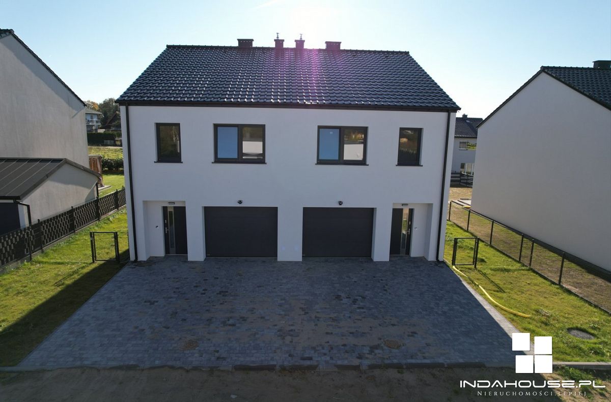 Nowy dom, bliźniak stan deweloperski. Nowe Bielice (9)