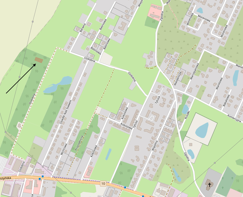 Na sprzedaż działka o pow. 673m2 w Mierzynie (2)