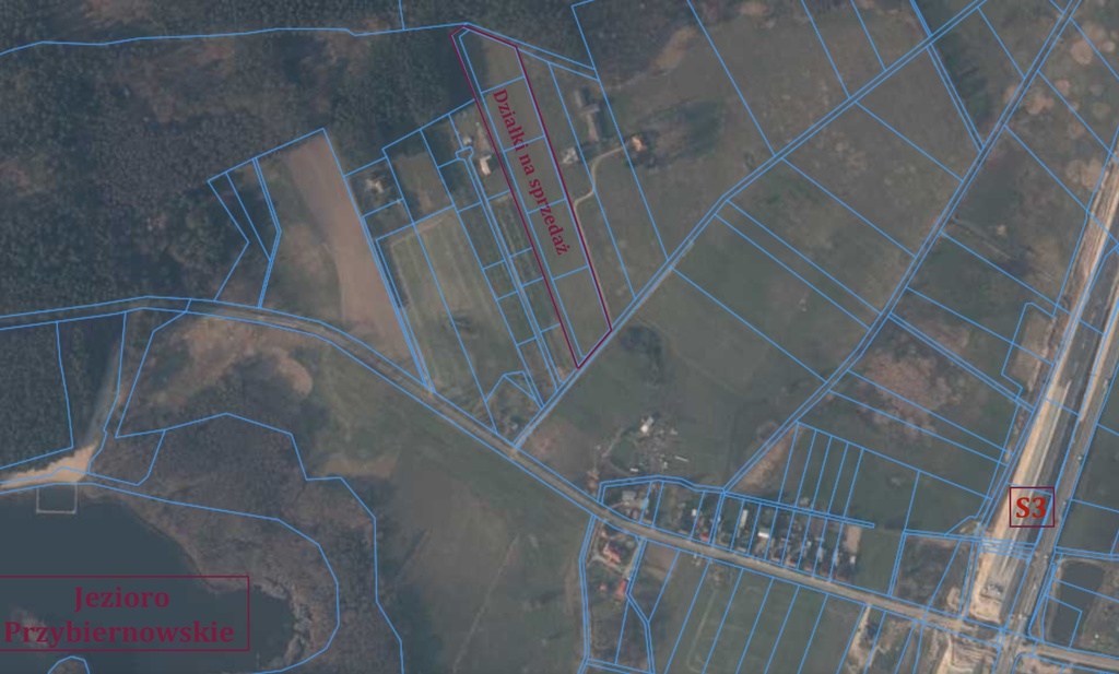 Działka na sprzedaż Przybiernów tuż przy lesie. (4)
