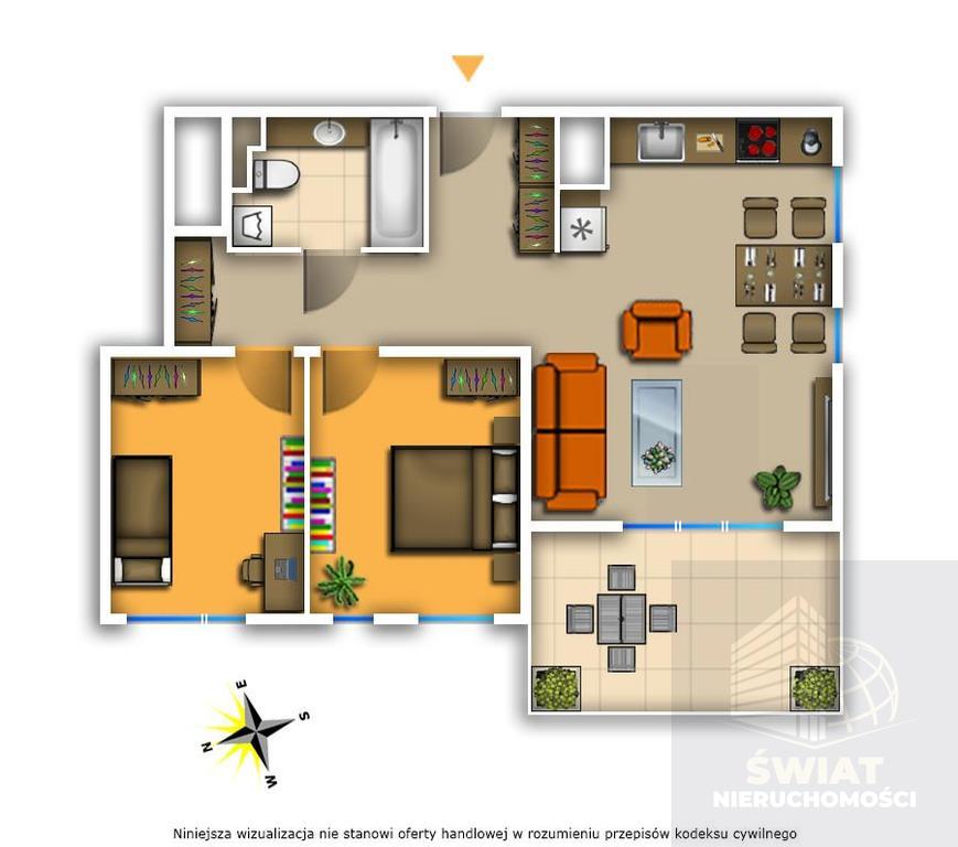 Mieszkanie, 3 pok., 56 m2, Szczecin Żelechowa (1)