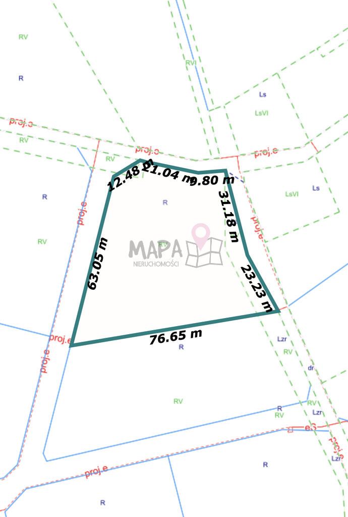 Budowlana działka w Brzózkach - 3181m2  bez PCC 2% (2)