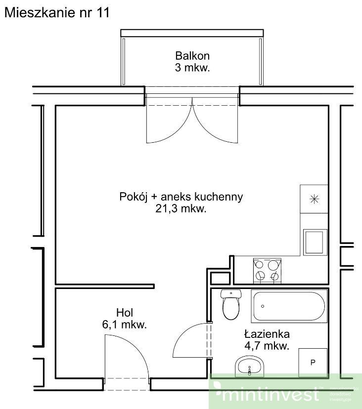 Kawalerka z balkonem (5)