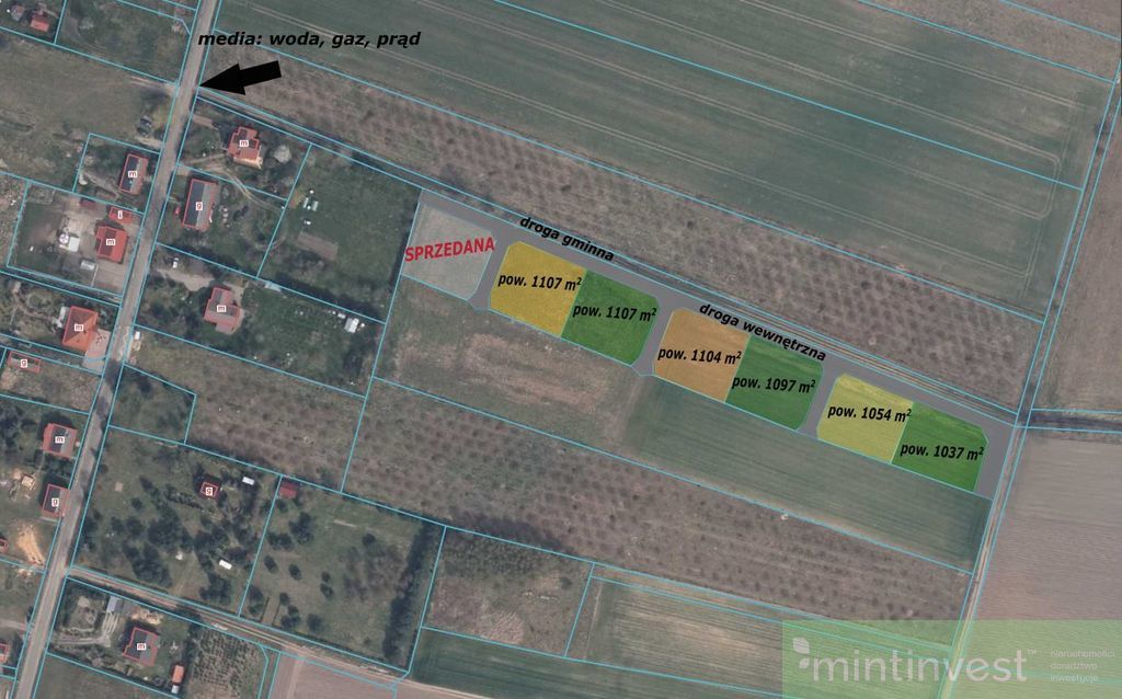Działka budowlana z mediami !!! (2)