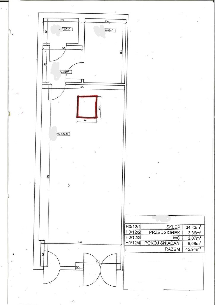 Sprzedam lokal w centrum handlowym. (1)