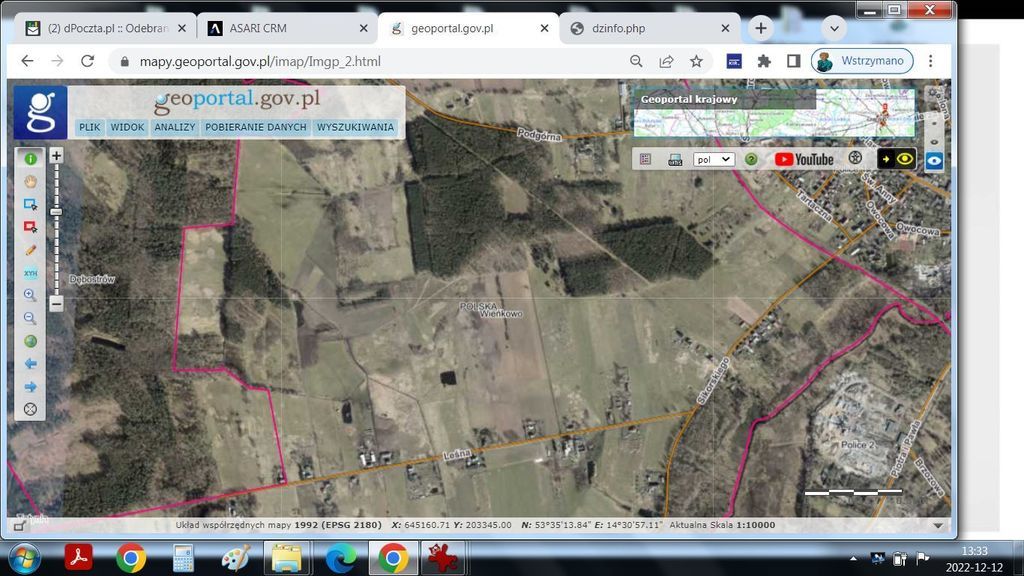 Działka rolna Wieńkowo 1.72 ha (1)