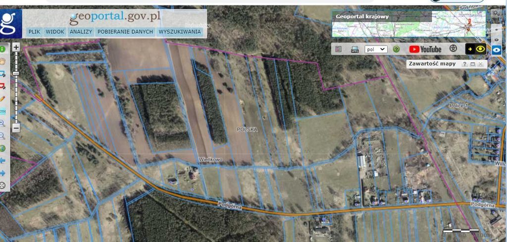 Działka Wieńkowo, 3.38 ha,gm. Police. (5)