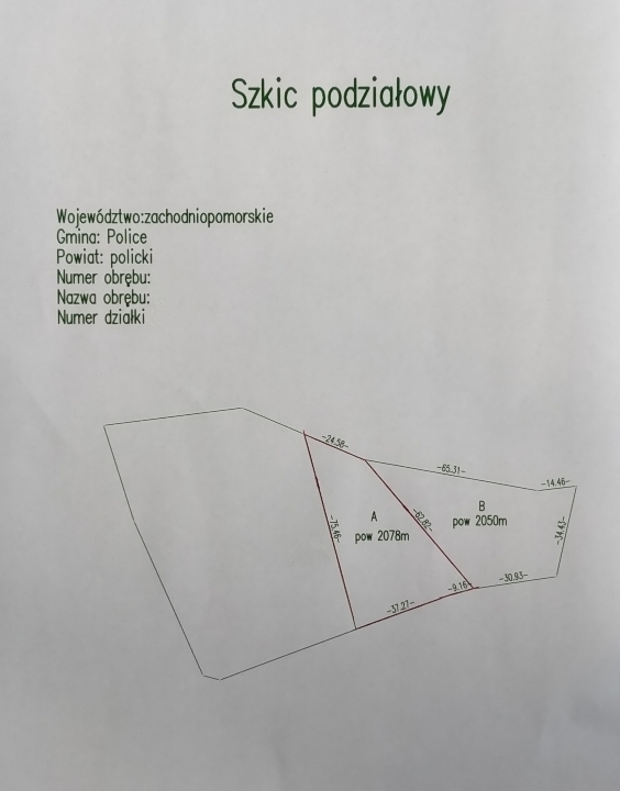 Działka 1h 383m2 m2, zabudowana budynkiem  380 m2 (1)