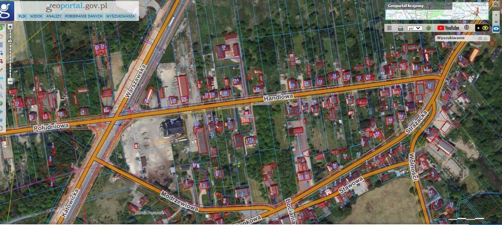 Poczesna, dz.2644m2,pow.częstochowski,plan,media. (2)