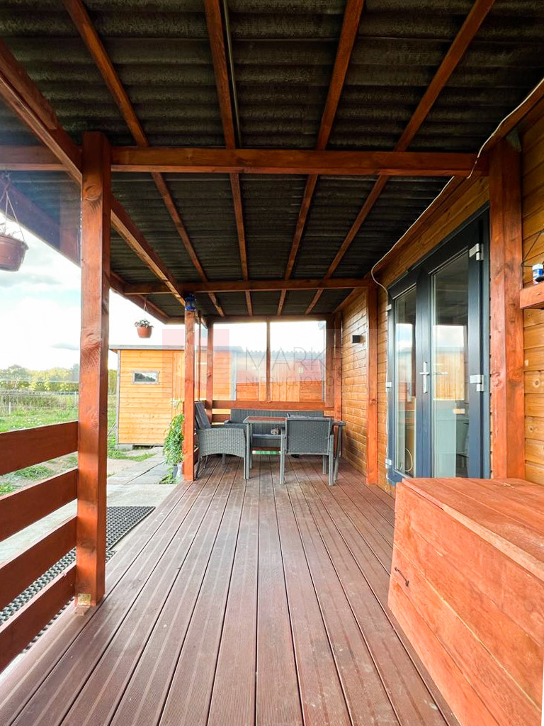 Dom drewniany na dużej działce Białuń. NA SPRZEDAŻ (15)